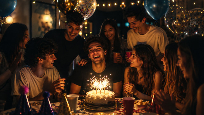 Arkadaşının doğum günü partisine gider misin?