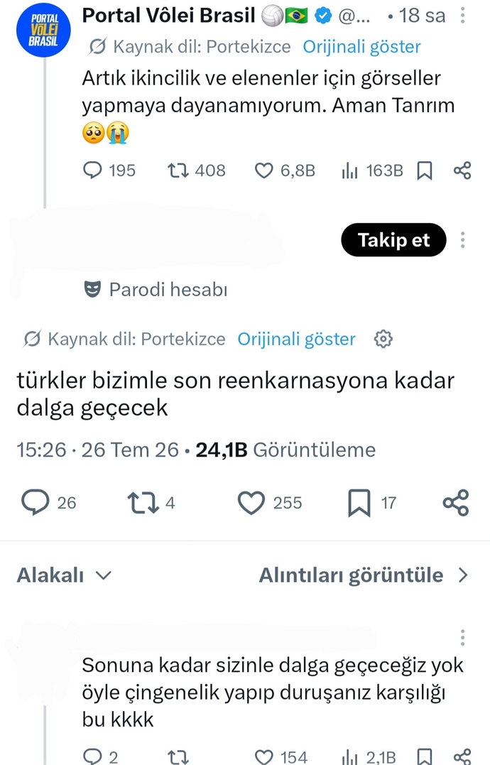 Sosyal medya da takımlar için kavga edilip, dalga geçildiğinde gaza gelip katılır mısınız?