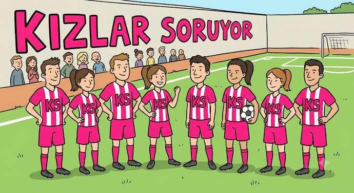 Kızlar Soruyor bir futbol takımı olsaydı, sen bu takımın hangi mevkisinde oynuyor olurdun?