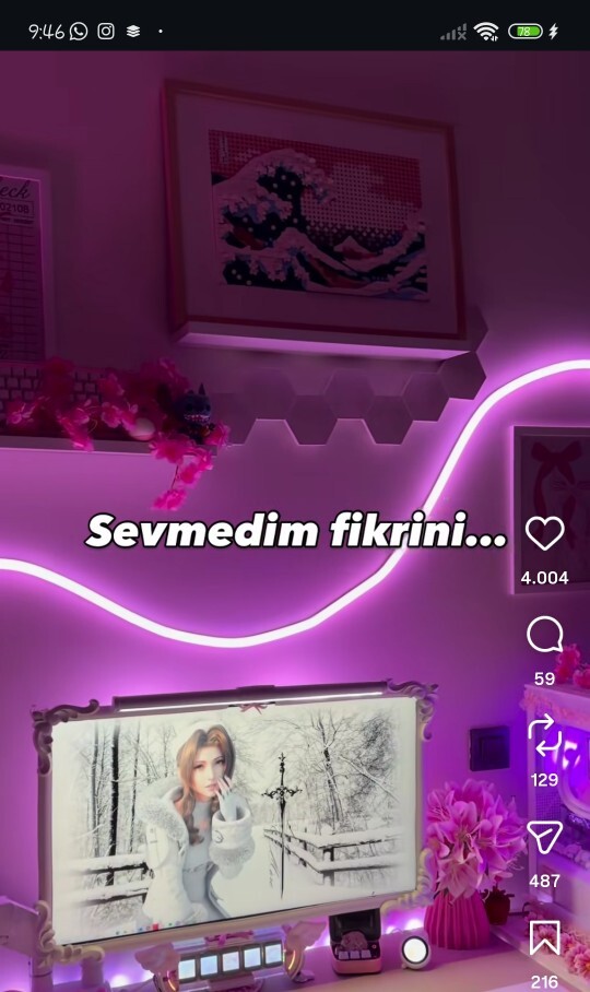 Monitör çevresinde ki beyaz çerçeve gibi bir şey var onu nasıl bulabilirim?