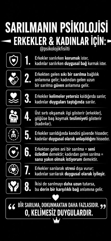 Sizce sarılmanın bir dili var mı yoksa bunlar tamamen abartı mı?