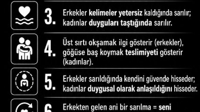 Sizce sarılmanın bir dili var mı yoksa bunlar tamamen abartı mı?