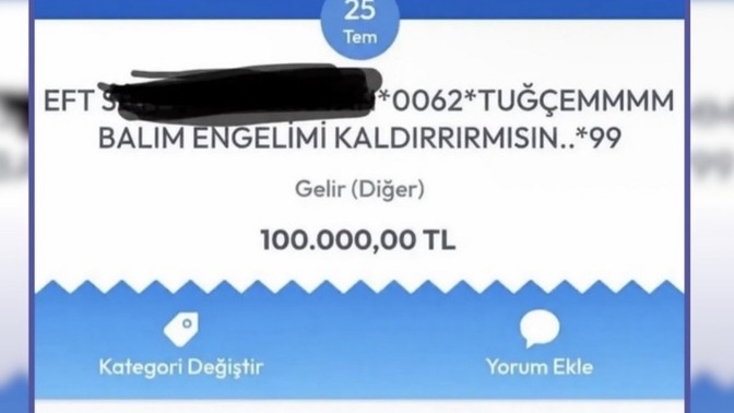Engelinizi kaldırması için sevgilinize 100.000 tl gönderir misiniz?