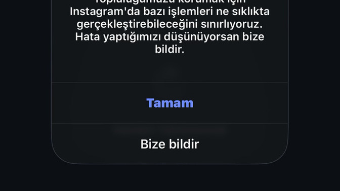 Instagram hesapta profiller, takipçi ve bildirimler gözükmüyor, silip yükledim düzelmedi ne yapmalıyım?