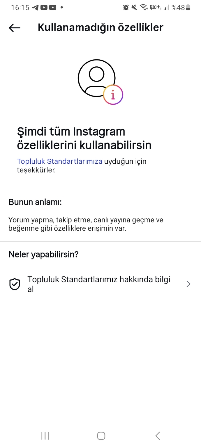İnstagram da mesaj politikası değiştiğinde bu görsel de değişir mi yani yerine farklı bir mesaj politikası gelir mi?