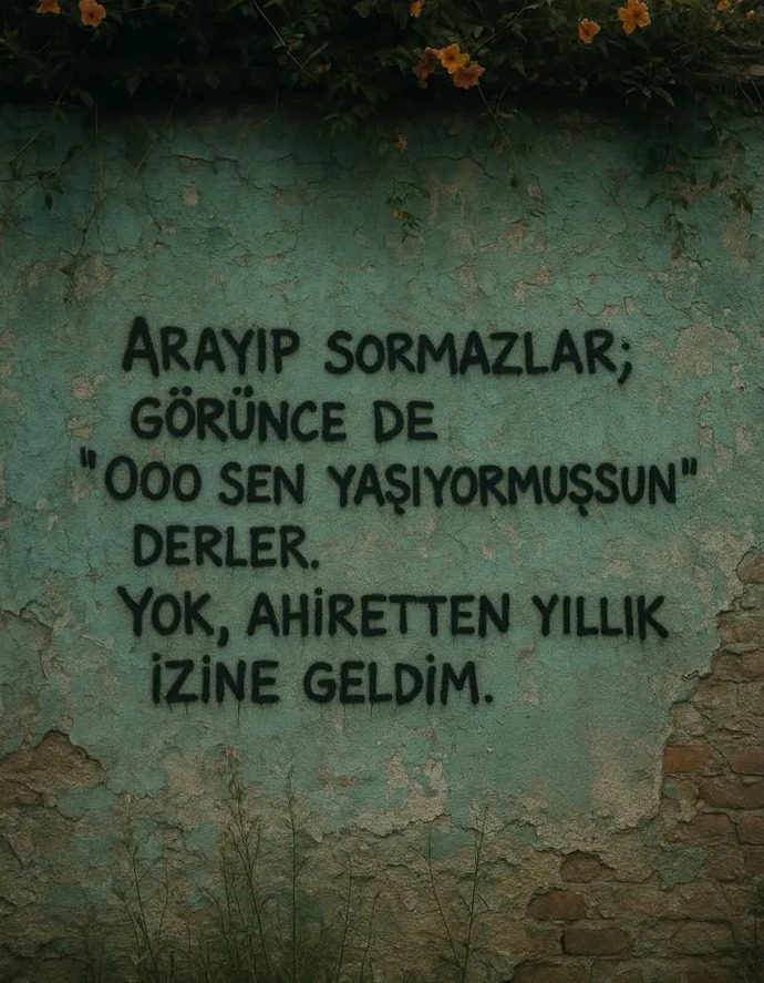 Eeee naptiniz nasılsınız özlediniz mi beni?