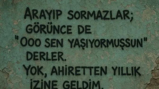 Eeee naptiniz nasılsınız özlediniz mi beni?