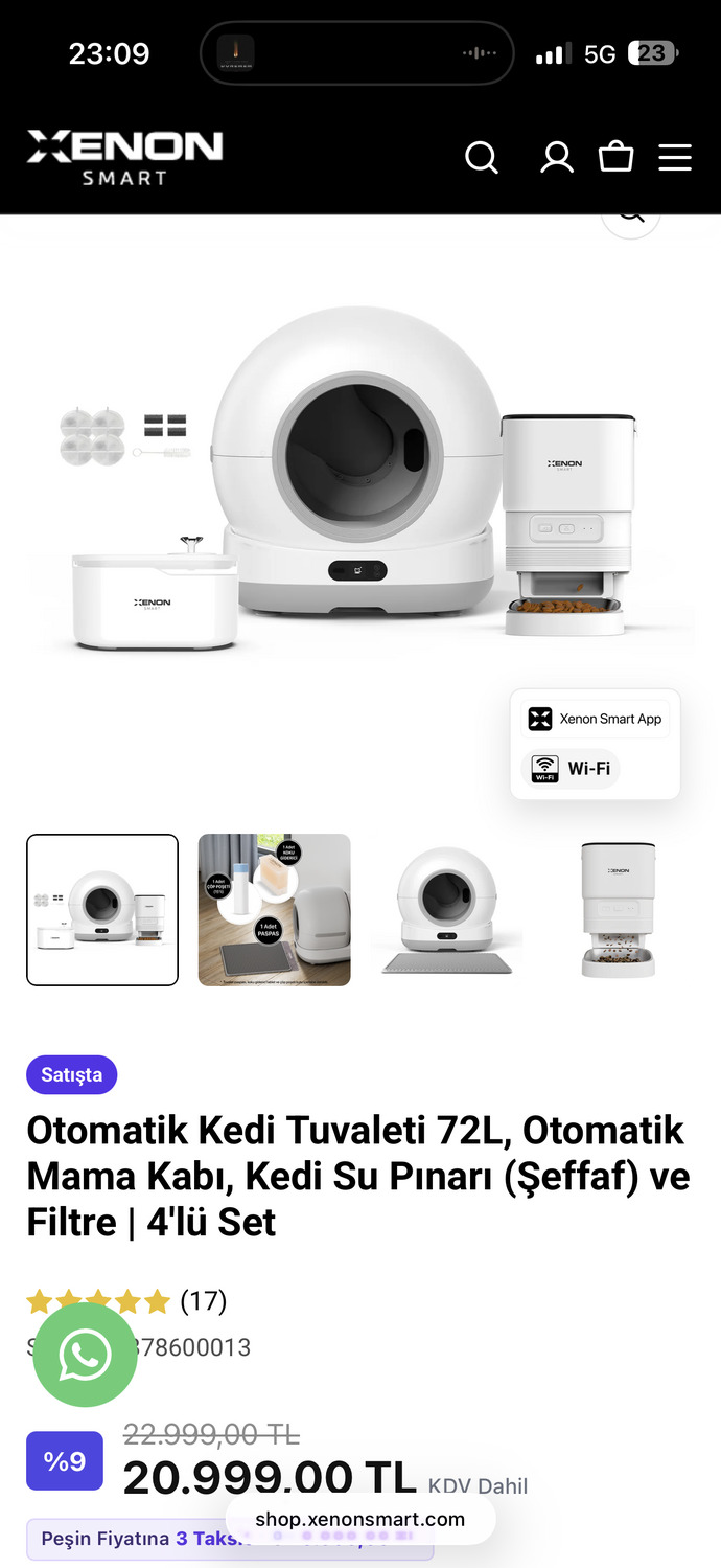 Otomatik kedi tuvaleti kullanan var mı?