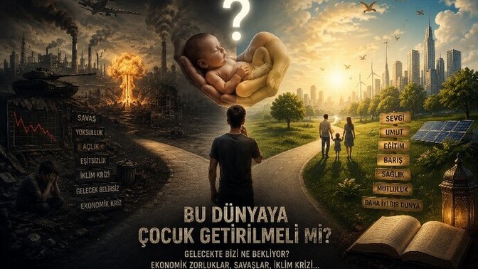 Bu dünyaya cocuk getirmek mantikli mi? Ekonomi, savas, iklim krizi ve din acisindan ne dusunuyorsunuz?