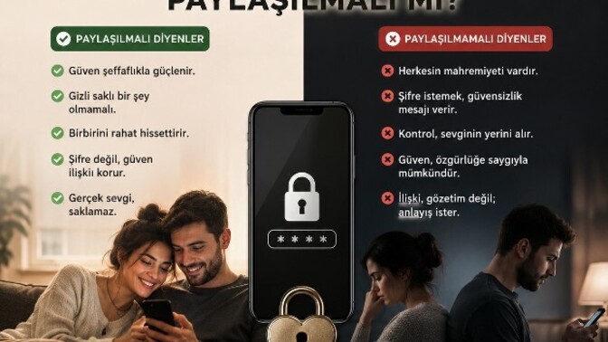 İlişkide telefon şifresi paylaşılmalı mı?