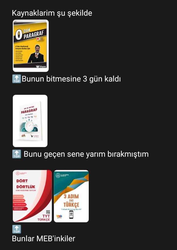 TYT paragraf için en mantıklı yol haritası ne olmalı, hangi paragraf kitabından nasıl ilerlemeliyim?