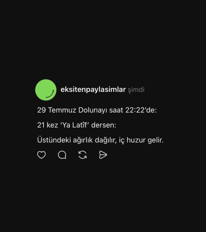 Bu gece önemli bir gece mi Instagramda karşıma hep böyle şeyler çıkıyor?