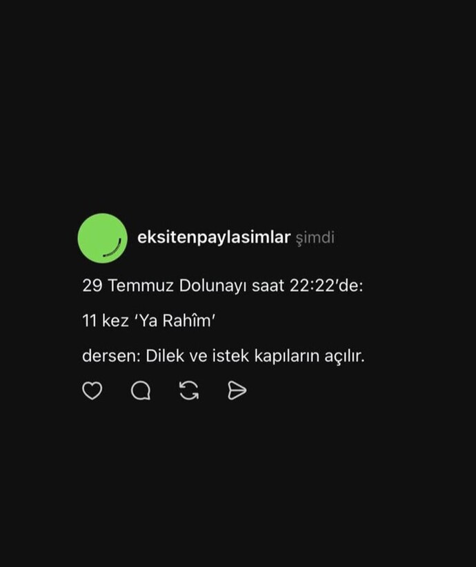 Bu gece önemli bir gece mi Instagramda karşıma hep böyle şeyler çıkıyor?
