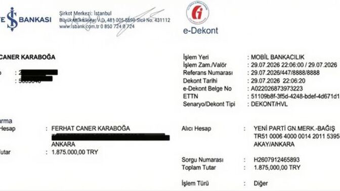 Özgür Özel’in yeni partisine 1.875.000₺ bağış yaptım, bu süreçte beni ne bekler?