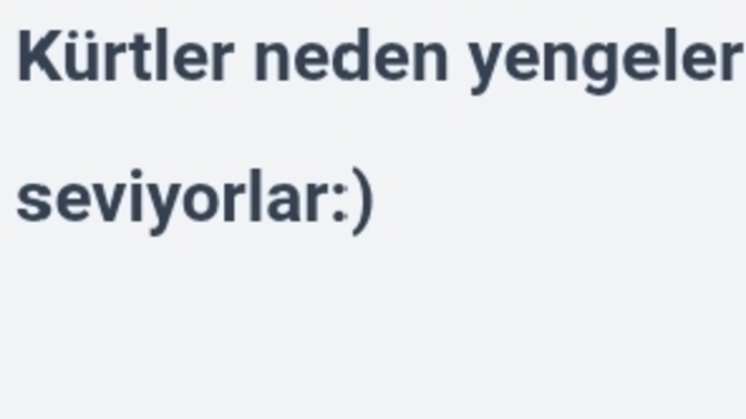 Kürtlerle ilgili bir şey merak ediyorum?