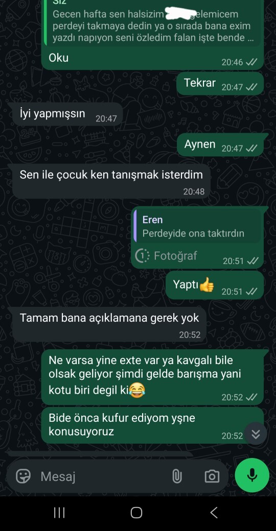 Flörtüm neden boyle tepki verdi?