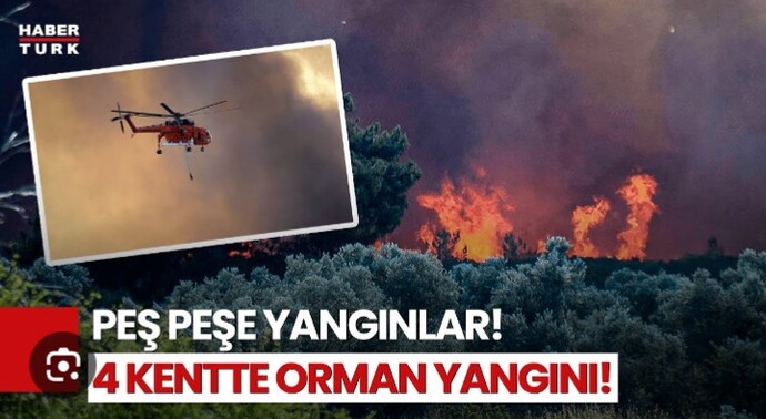Türkiye’de 4 şehirde aynı anda çıkan orman yangınlarının sebebi sizce ne olabilir?