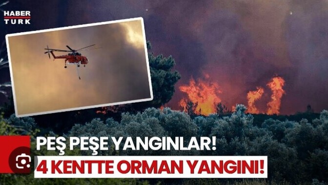 Türkiye’de 4 şehirde aynı anda çıkan orman yangınlarının sebebi sizce ne olabilir?