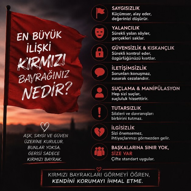 İlişkide asla taviz vermem dediğiniz kırmızı çizgi davranışlar neler?