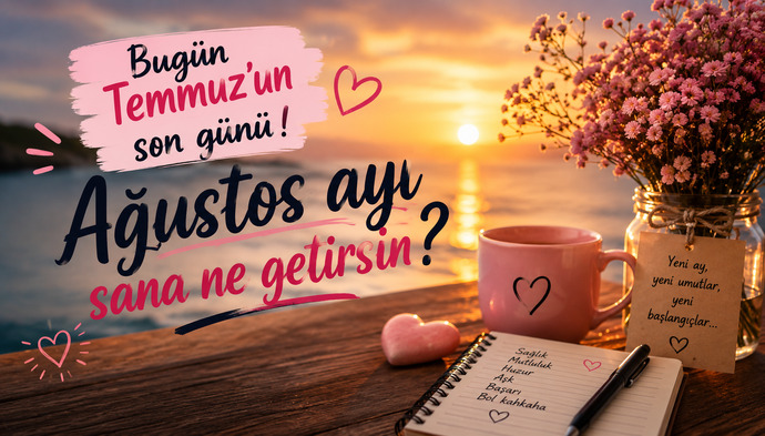 Bugün Temmuz’un son günü! Ağustos ayı sana ne getirsin?