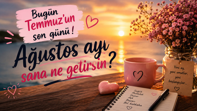 Bugün Temmuz’un son günü! Ağustos ayı sana ne getirsin?