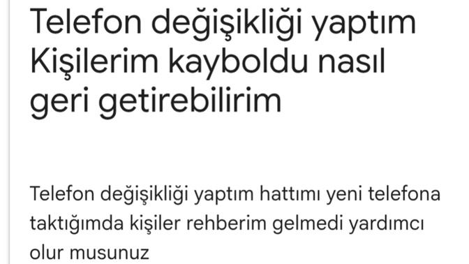 Telefon değiştirince rehberdeki numaralar, WhatsApp kişileri nasıl kaybolmadan taşınır?