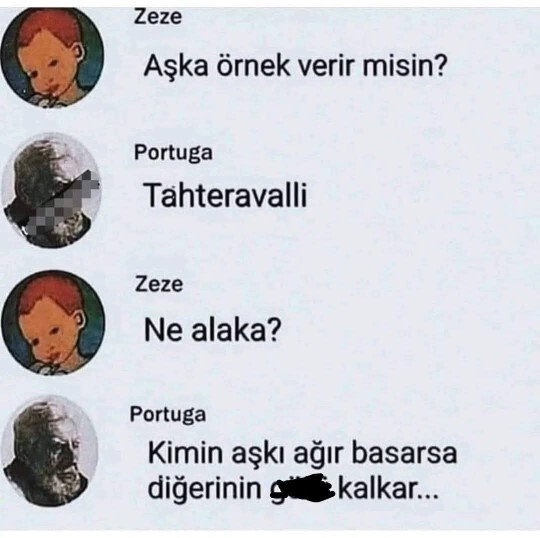 Aşka örnek verir misiniz?