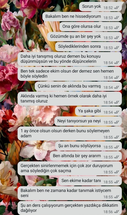 3 aydır konuştuğum kişi nişanı ekime atmak isteyince normal mi, kafası mı karışık?