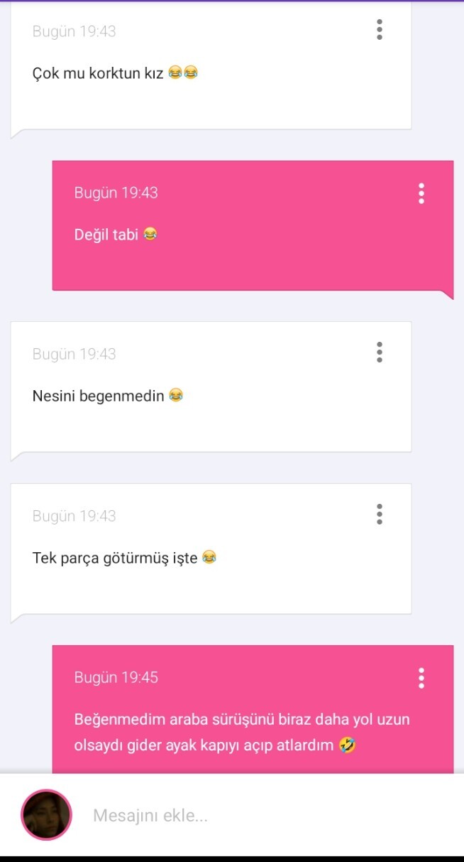 Olayları koşup anlattığınız biri var mı?