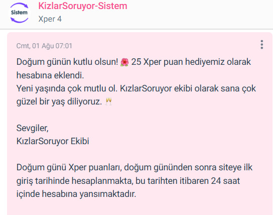 Sizinde doğum gününüzü kutluyorlar mı?