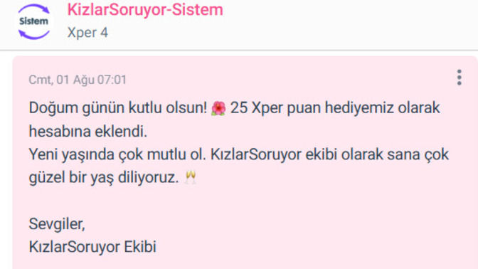 Sizinde doğum gününüzü kutluyorlar mı?