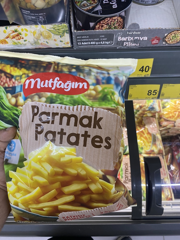 Doğum gününde hediye olarak dondurulmuş patates alınır mı?