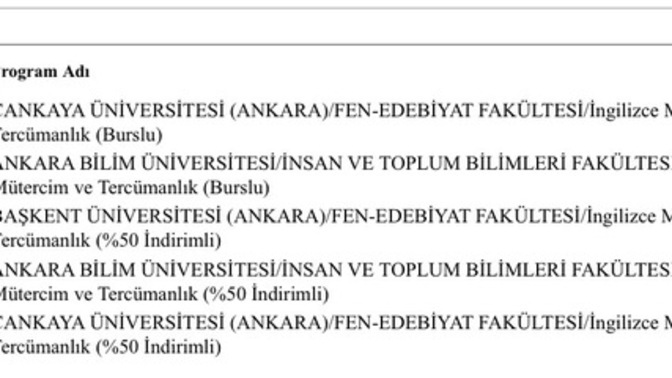 Kaçıncı tercihin gelme ihtimali yüksek?