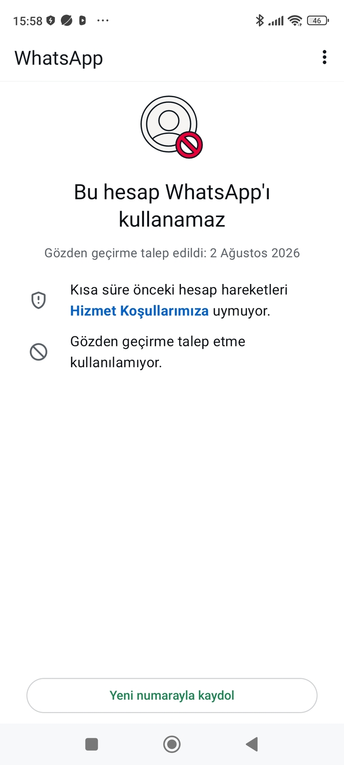 Whatsap çalınır mi bu hesap wp ı kullanamaz yaziyo neden böyle oldu?