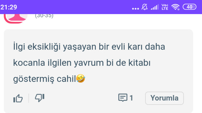 Sitede saçma yorumlara maruz kalıyor musunuz ?