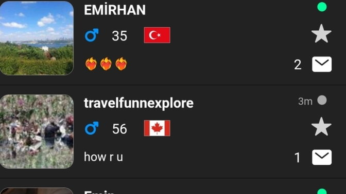 Bi uygulamada hesap actim 1 dk da dm doldu erkekler niye boylesiniz😃?