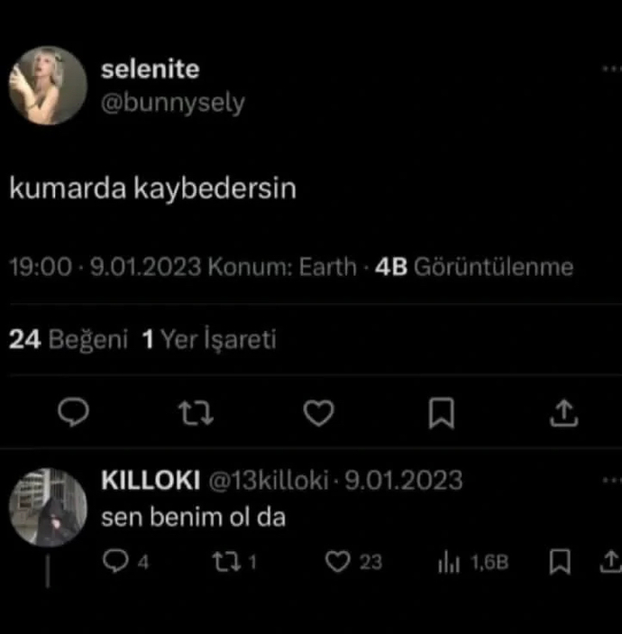 Dediğiniz biri var mı?
