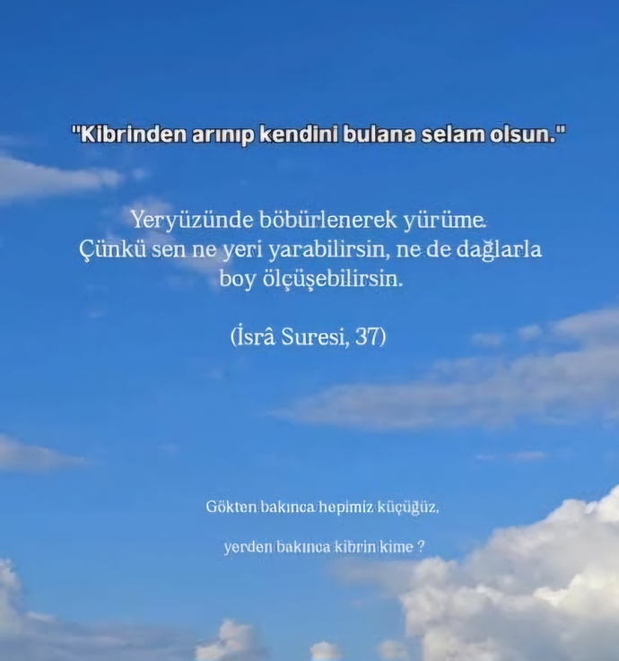 Ben bunu asla yapmazdım cümlesi neye dayanır?