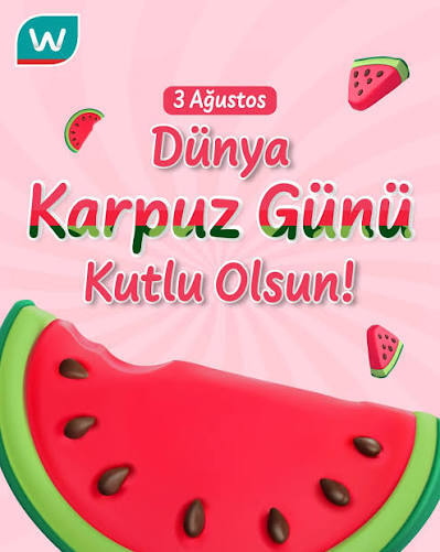 3 Ağustos Dünya Karpuz Gününüz Kutlu Olsun! 🍉 Sizin için Karpuz mu, Kavun mu önde?