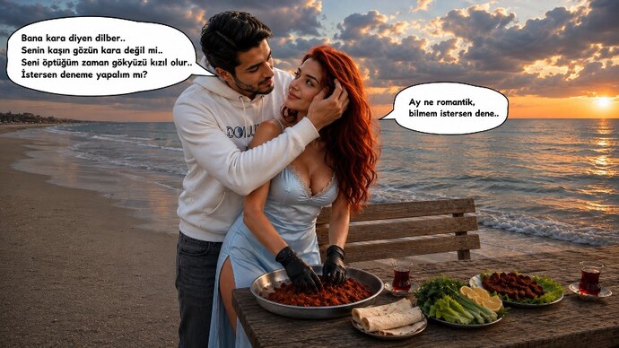 Senin saç rengine göre, gökyüzü hangi renk olurdu?