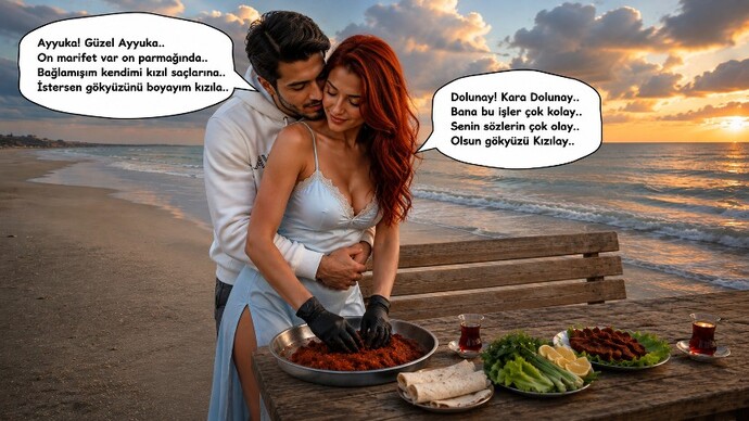 Senin saç rengine göre, gökyüzü hangi renk olurdu?