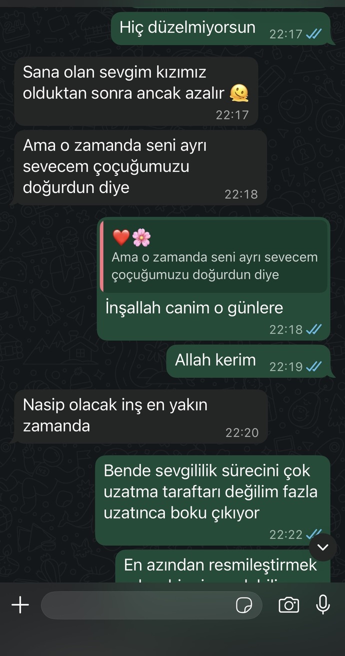 Sizce benimle gerçekten ciddi mi istiyor?
