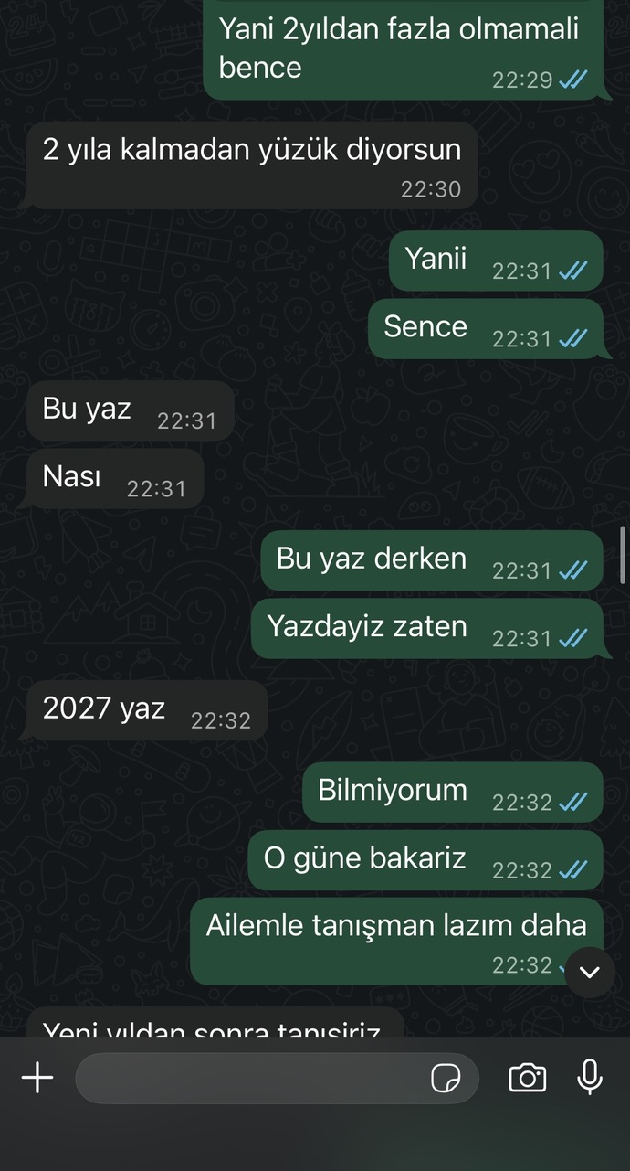Sizce benimle gerçekten ciddi mi istiyor?