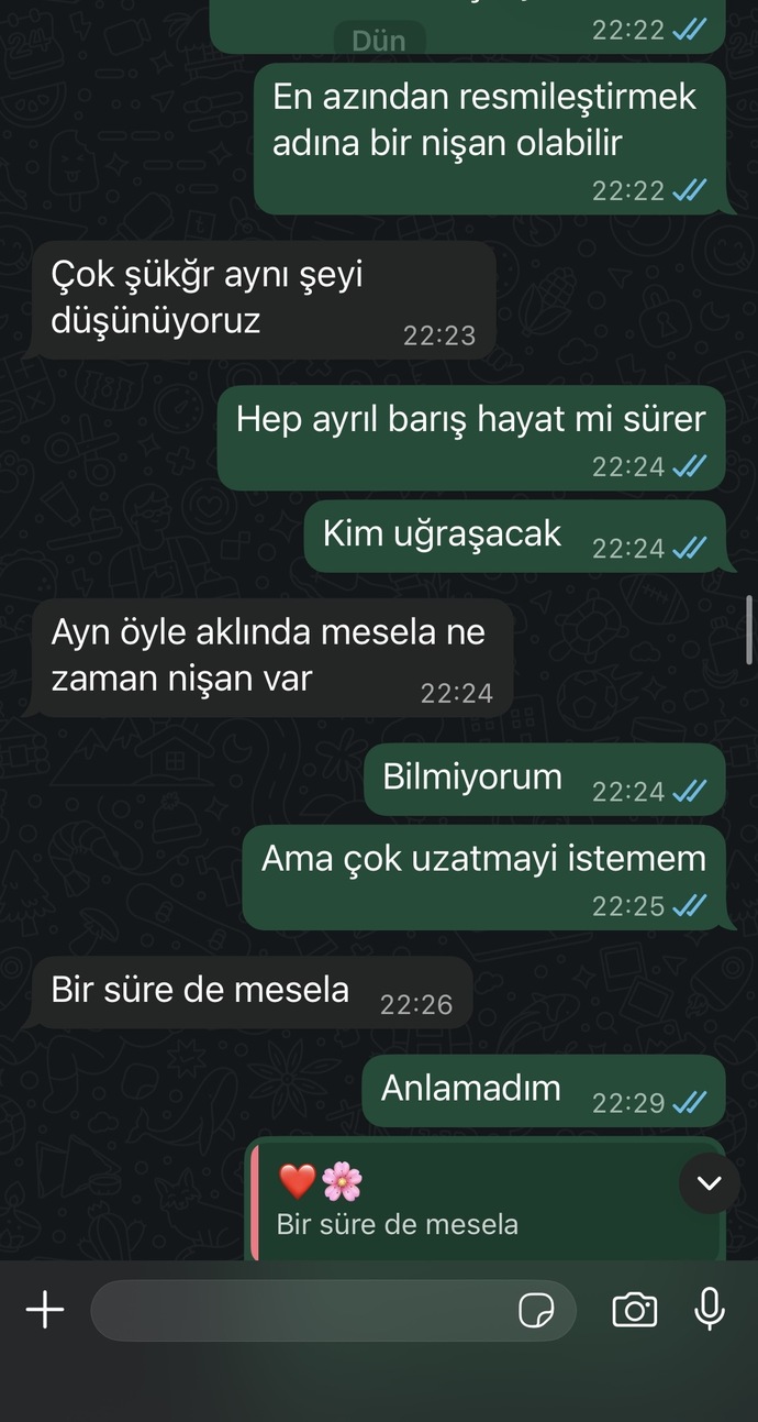 Sizce benimle gerçekten ciddi mi istiyor?