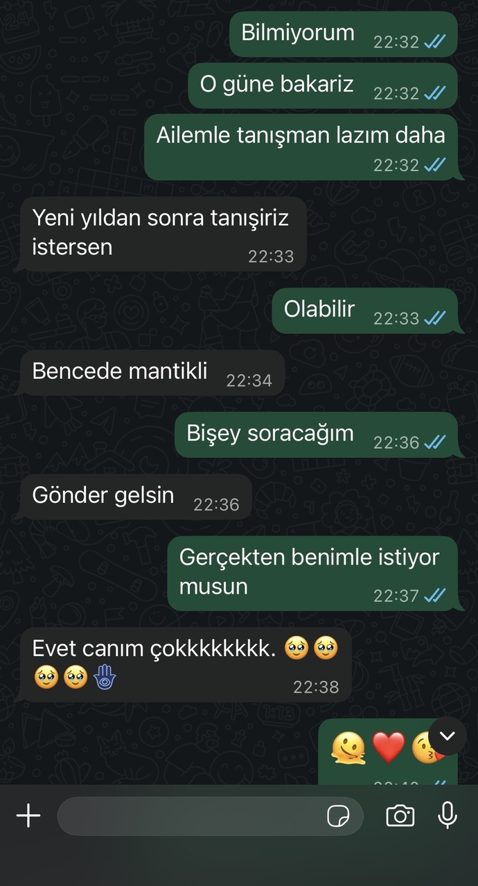 Sizce benimle gerçekten ciddi mi istiyor?