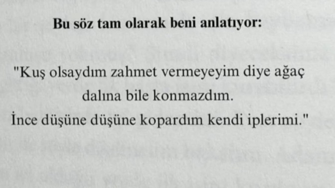 ​Siz de her şeyi ince ince düşünerek kendi kendinizi yıprattığınızı (ince iplerinizi kopardığınızı) hissediyor musunuz?