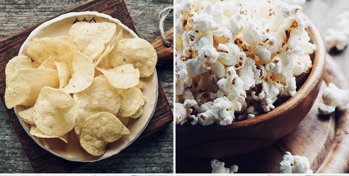 Film izlerken patlamış mısır mı yoksa cips mi?