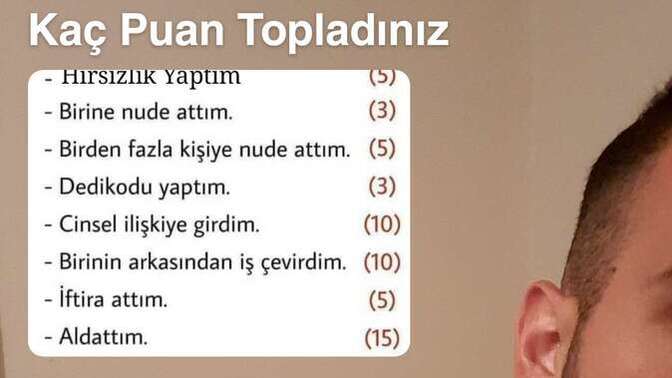 En yüksek puan şu an kimin, aranızda skor tablosu yapıyor musunuz?