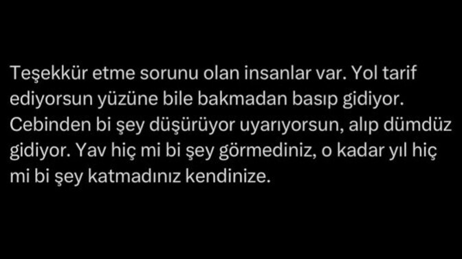 Siz ne düşünüyorsunuz... bence aynen öyle durum şu zamanda?