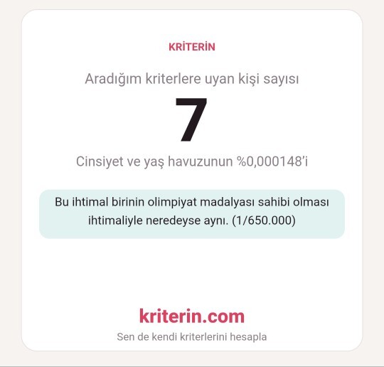 Ne kadar seçicisiniz?